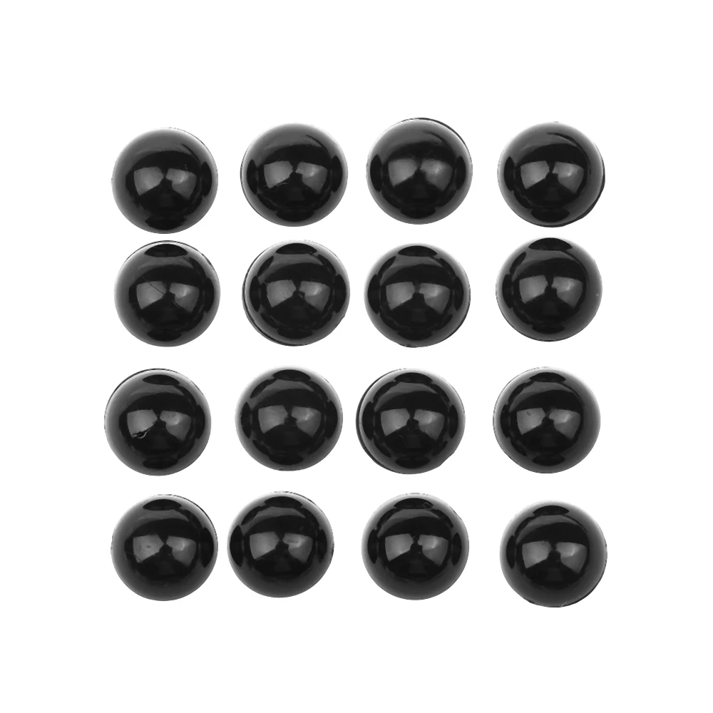 Free Shipping 100Pcs 3-12mm Black Plastic Safety Eyes For Bear doll Animal Puppet DIY Crafts Children Kids Toys Eyes Accessories