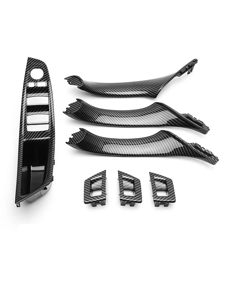 RHD LHD Car Interior Door Handle Inner Door Panel Trim Interior Pull Cover for BMW 5 Series F10 F11 520i 523i 525i 528i 535i
