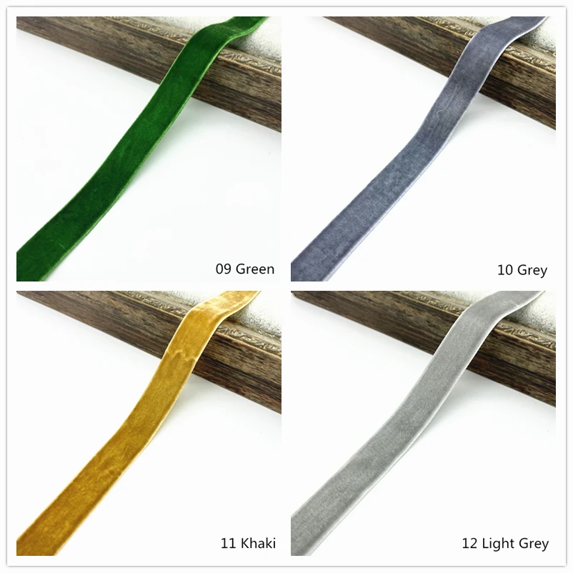 6-38mm Velvet Ribbon Wedding Party Decoration Handmade Gift Wrapping Hair Bowknot DIY Christmas #RoLi03