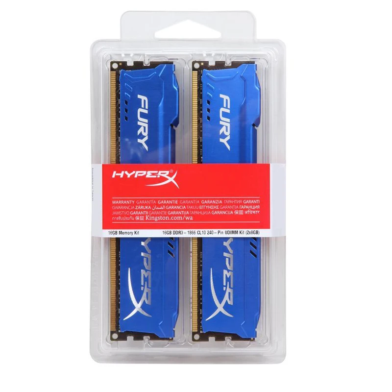 Memoria DDR3 8GB (2x4GB) 16GB (2x8GB) Kit RAM 1866MHz 1600MHz 1333MHz Desktop RAM 240Pins 1.5V DIMM PC3-12800 14900 Fury RAM
