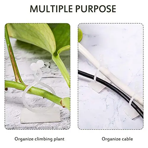 Plant Climbing Self-Adhesive Wall Vines Tools Fixture Plant Wall Fixture Clips Fixed Buckle Hook for Home Garden Wall Sticky