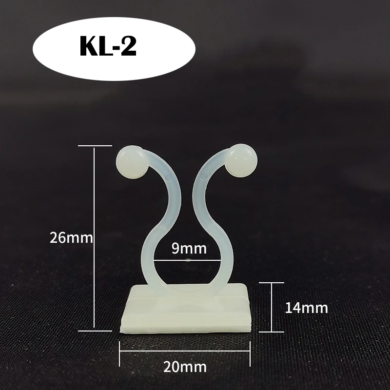Plant Climbing Self-Adhesive Wall Vines Tools Fixture Plant Wall Fixture Clips Fixed Buckle Hook for Home Garden Wall Sticky