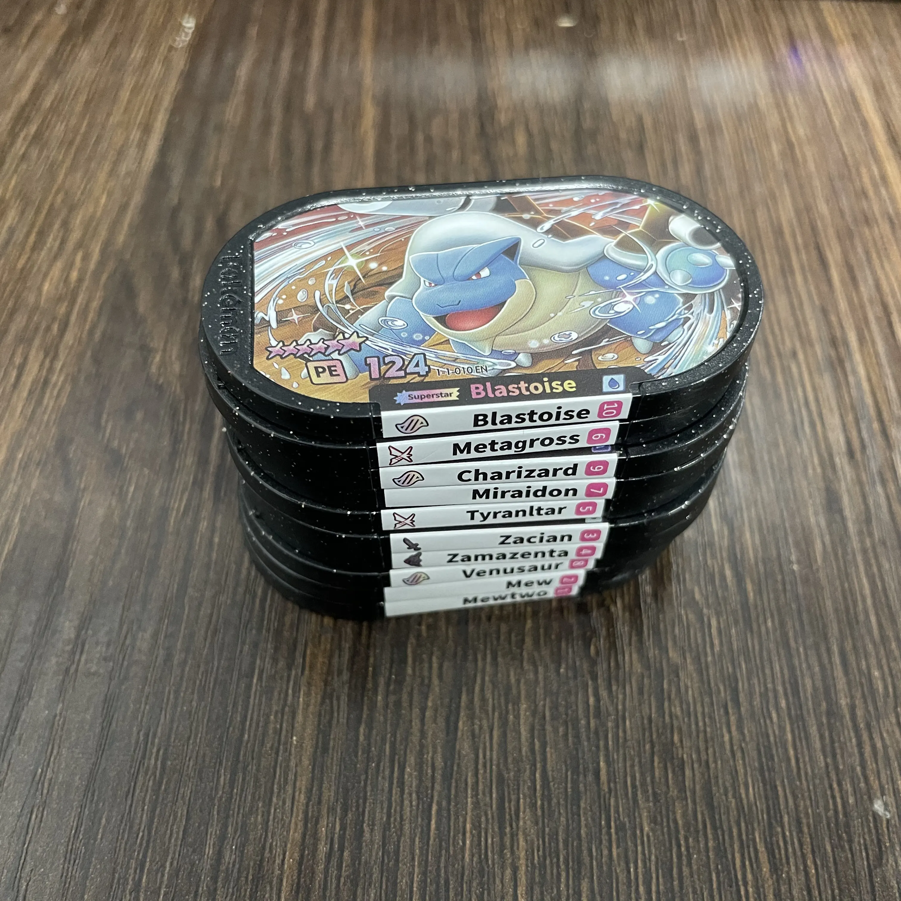 NEW Korean 스타태그 스타더스트 1탄 6 Star 포켓몬태그스타 Mezastar Disk Card Superstar fit for PKM battle trading Collectible Game Card Toy