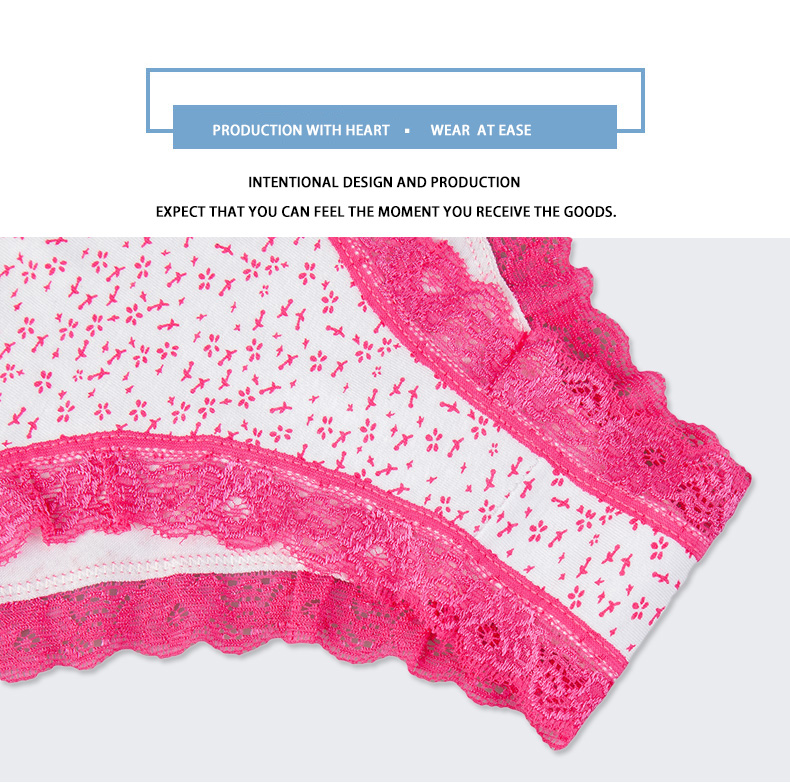 Women's cotton panties Girl Briefs Ms. cotton underwear bikini underwear sexy Ladies Briefs Free shipping 5 Pcs/set