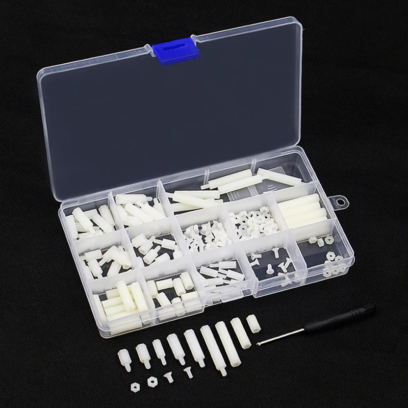 210 Pcs Raspberry Pi Screws Set M2.5 M3 Copper Metal or Plastic Screw Nuts for Pi 4B 3B+ 3B Robot Car Orange Pi Banana Pi