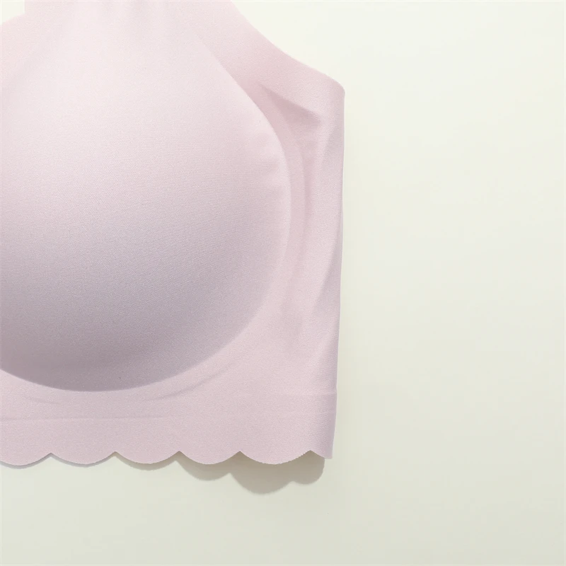Women's Seamless Bra, Comfortable & Breathable, Removable Pads, Wireless, Adjustable Straps, Suitable For Sleep, Leisure, Yoga