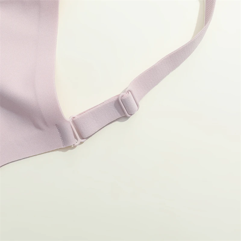 Women's Seamless Bra, Comfortable & Breathable, Removable Pads, Wireless, Adjustable Straps, Suitable For Sleep, Leisure, Yoga