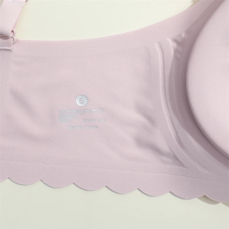 Women's Seamless Bra, Comfortable & Breathable, Removable Pads, Wireless, Adjustable Straps, Suitable For Sleep, Leisure, Yoga