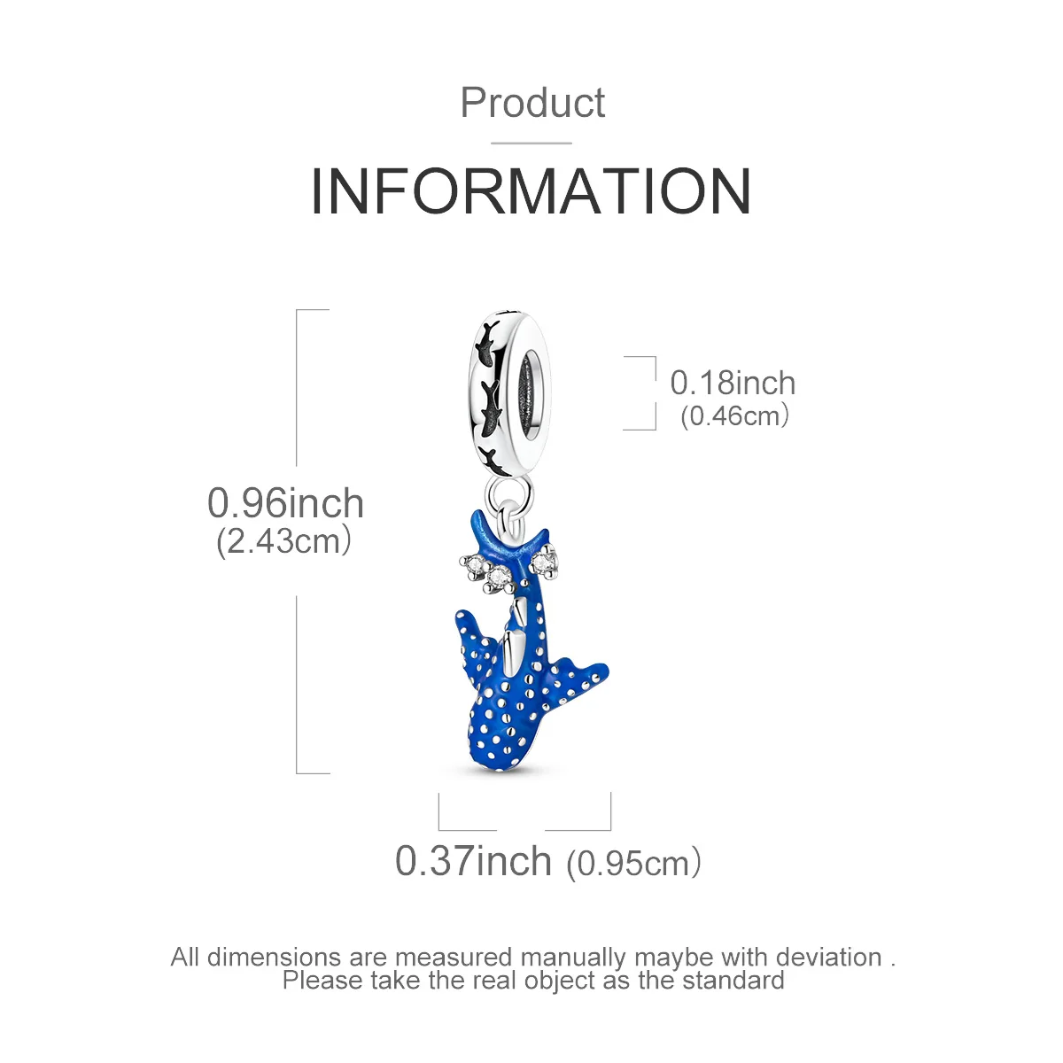 925 Sterling Silver Charms Summer Tortoise Whale Shark Seahorse Dolphin Starfish Pendant Bead Fit Bracelet Diy For Woman Jewelry