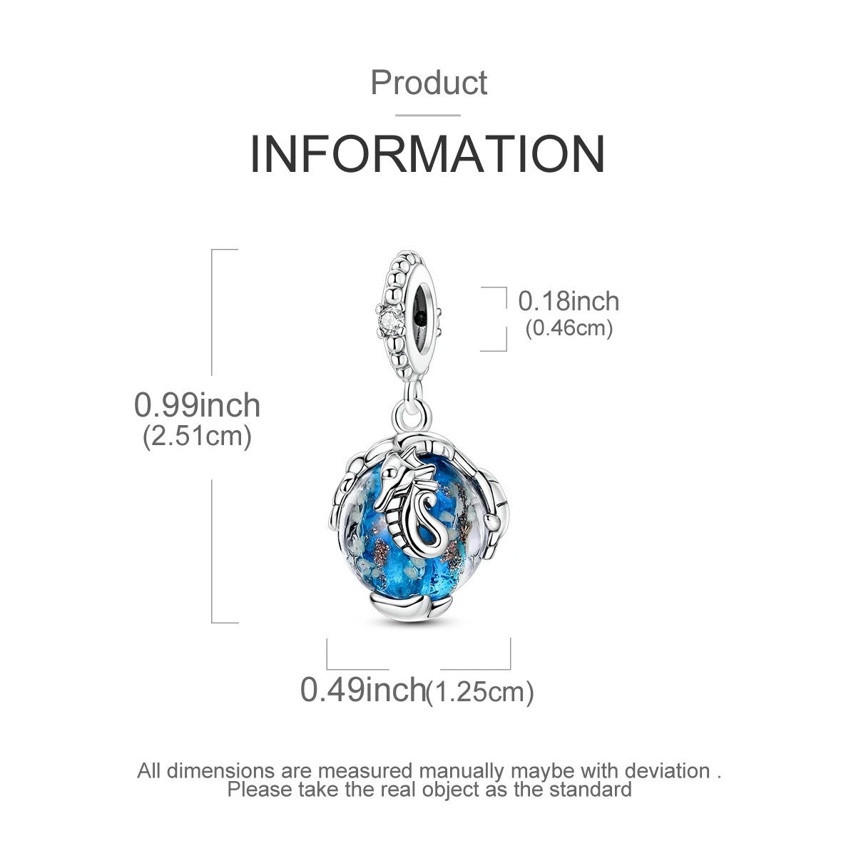 925 Sterling Silver Charms Summer Tortoise Whale Shark Seahorse Dolphin Starfish Pendant Bead Fit Bracelet Diy For Woman Jewelry