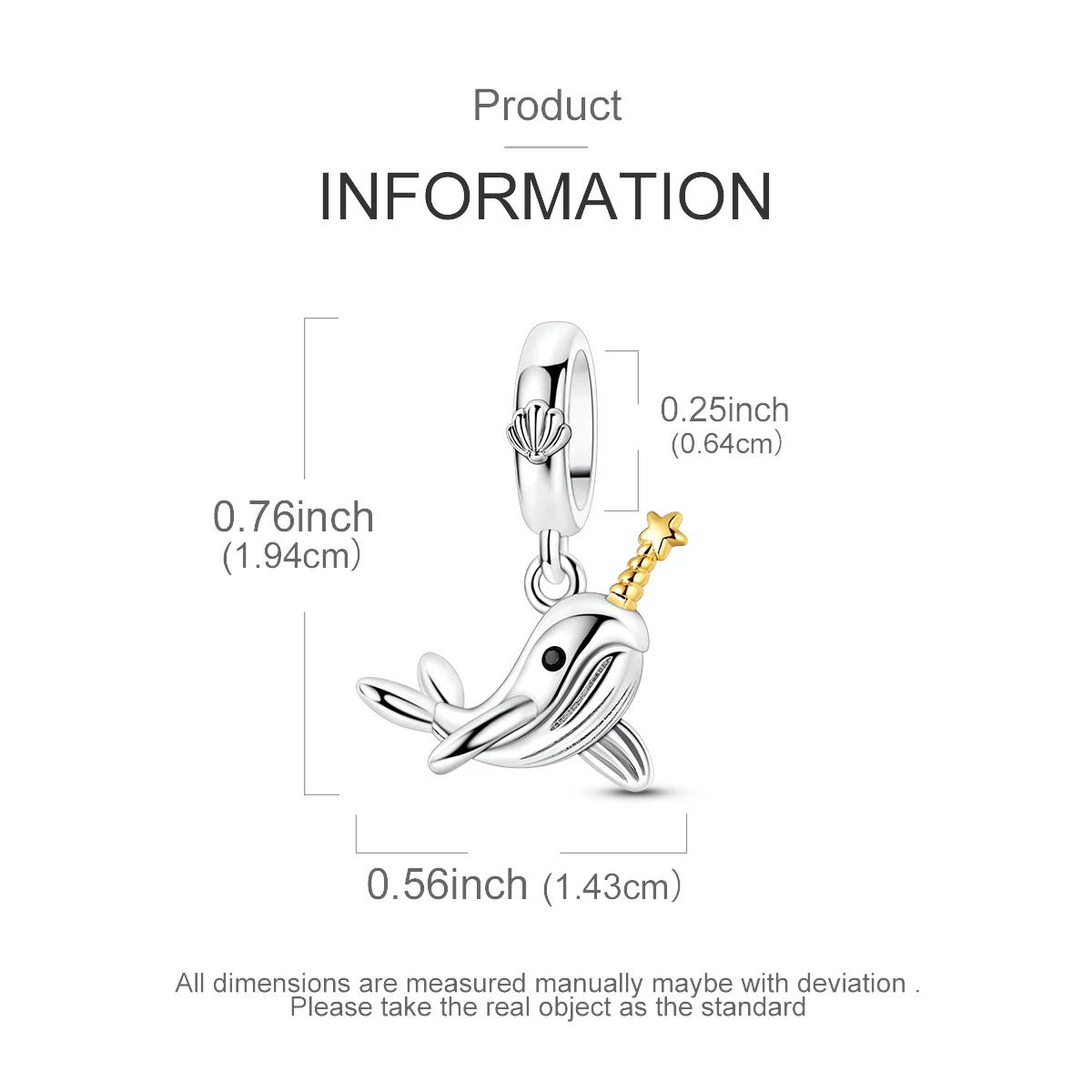 925 Sterling Silver Charms Summer Tortoise Whale Shark Seahorse Dolphin Starfish Pendant Bead Fit Bracelet Diy For Woman Jewelry
