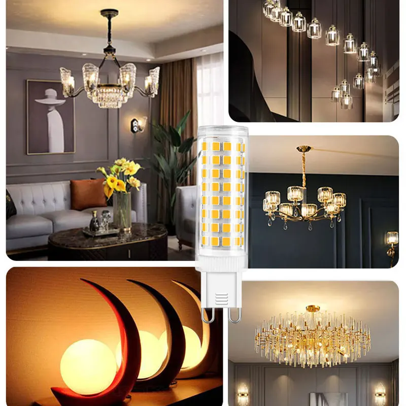 G9 LED Lamp 9W 12W 15W 20W 25W AC110V 220V SMD 2835 Cold/Warm/Natural Light Halogen Replacement LED Bulb