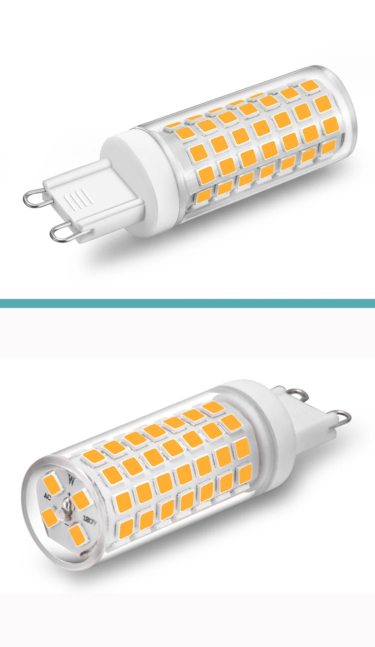 G9 LED Lamp 9W 12W 15W 20W 25W AC110V 220V SMD 2835 Cold/Warm/Natural Light Halogen Replacement LED Bulb