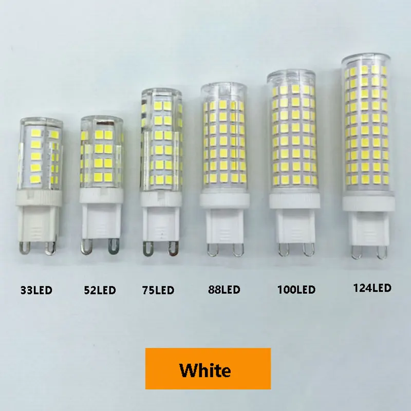 G9 LED Lamp 9W 12W 15W 20W 25W AC110V 220V SMD 2835 Cold/Warm/Natural Light Halogen Replacement LED Bulb
