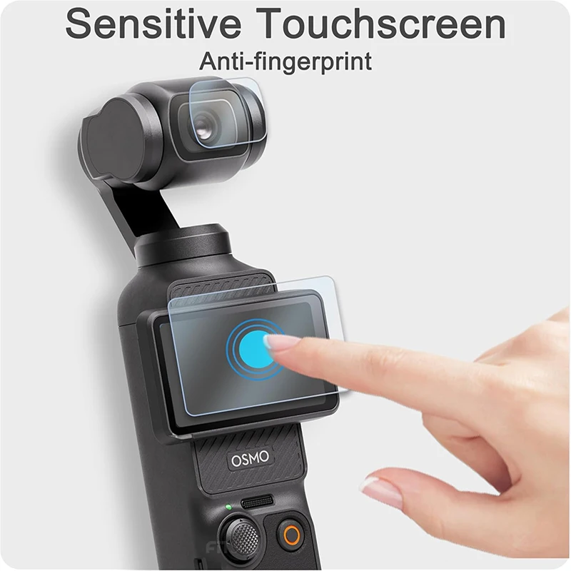 Tempered Glass Screen Protector for DJI Osmo Pocket 4 Scratch-resistant 9H Protective Film for DJI Osmo Pocket 3 Accessories