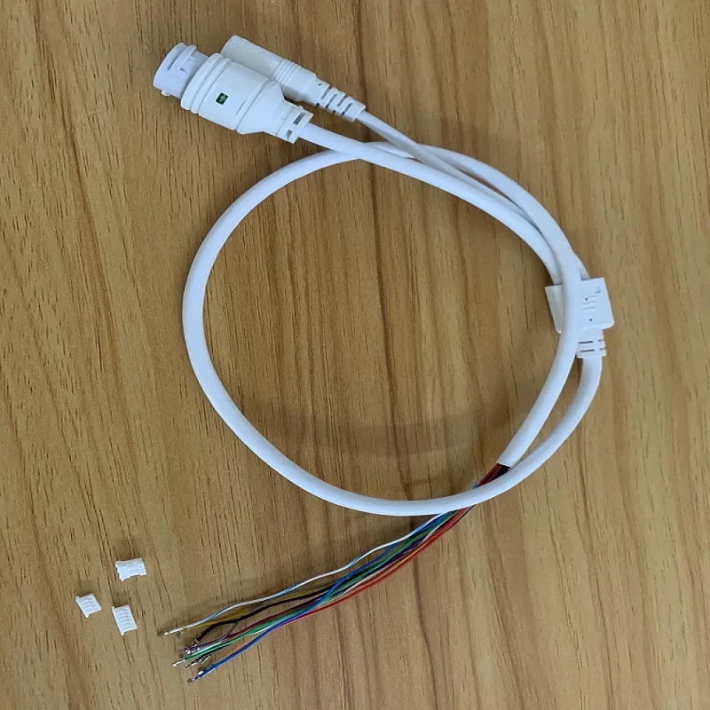 LAN cable for CCTV IP camera board module extra wires for POE Mid-Span type 4/5(+) 7/8(-) power supply