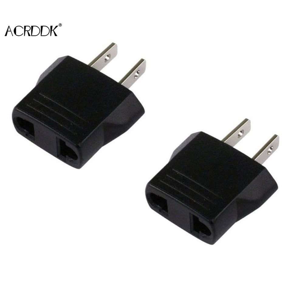 5Pcs 110V to 220V Conversion Adapter EU/US Plugs Travel Adapter Converter for Home Outdoor Traveling Use DF
