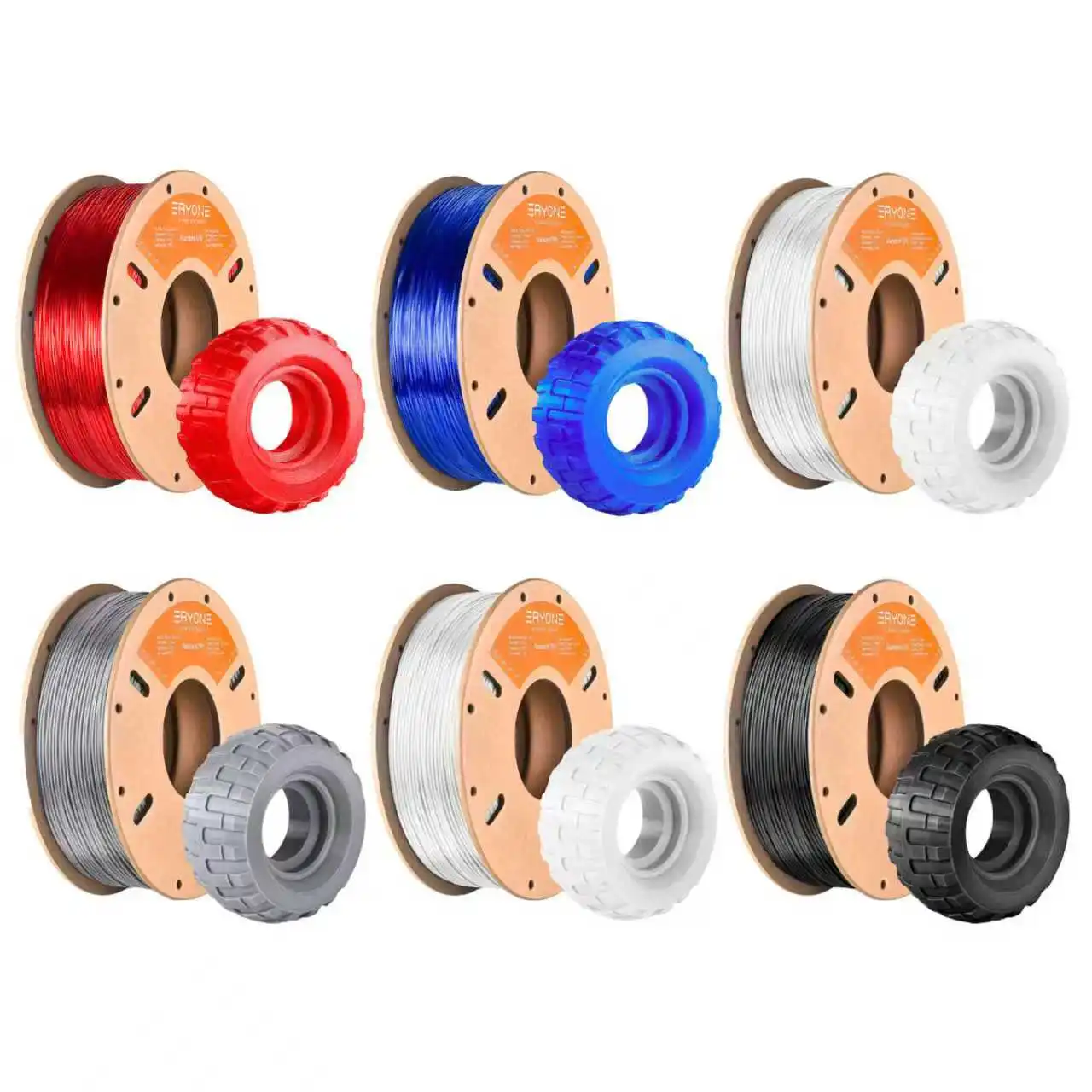 Eryone 0.5/1/3KG TPU Premium Filament 3D Print,Multicolor Available,500g tpu filament,Big Sale,500G/Spool