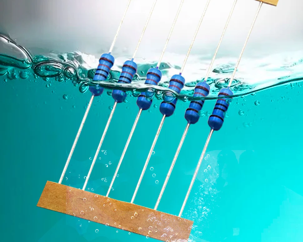 100pcs 1/4W Resistance 0.1R~2.2M 1% Metal Film Resistor Series 0.25W 1R 10R 47R 100R 220R 470R 1K 2.2K 10K 22K 100K 220K 1M ohm