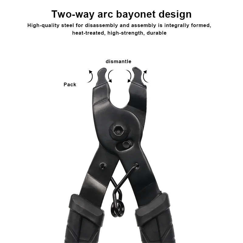 Bicycle Link Chain Buckle Pliers Road Bike Link Remover Clamp Quick Release Link Removal Repair Tool MTB Magic Button Clamp Tool