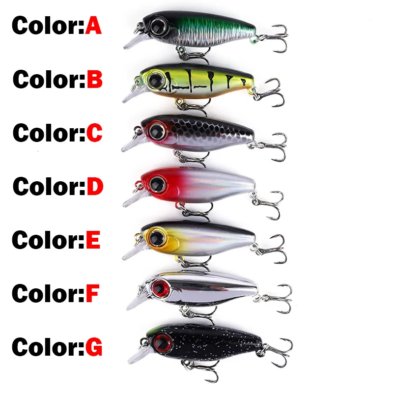 OUTKIT 2022 NEW Arrive Japanese Design Small Lures Fishing Lure 3g 40mm Sinking Minnow Mini Hard Bait For Perch Trout Bass
