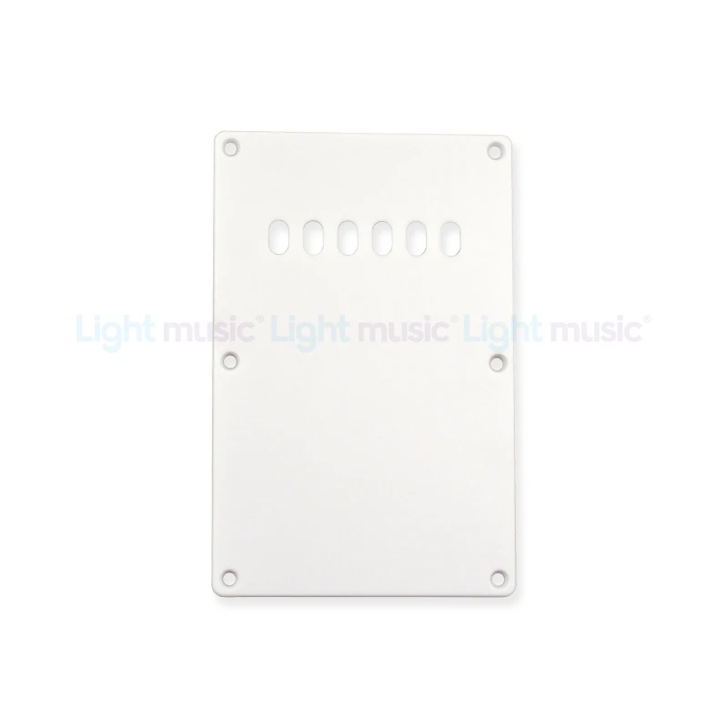 ABS 6 Holes Guitar Tremolo Cavity Cover Back Plate Standard Guitar Replacement for ST Electric Guitar Part Accessories
