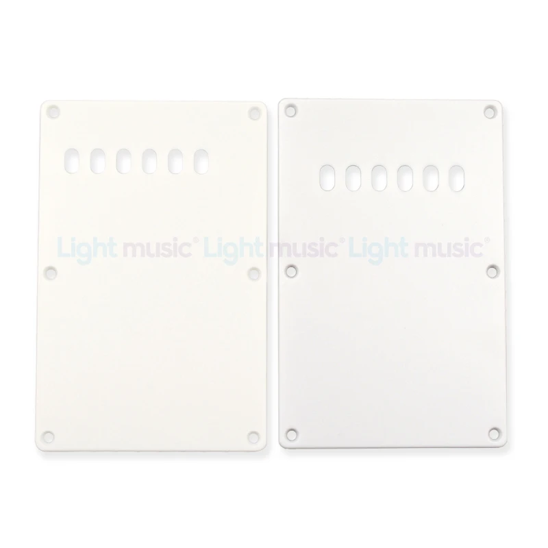 ABS 6 Holes Guitar Tremolo Cavity Cover Back Plate Standard Guitar Replacement for ST Electric Guitar Part Accessories