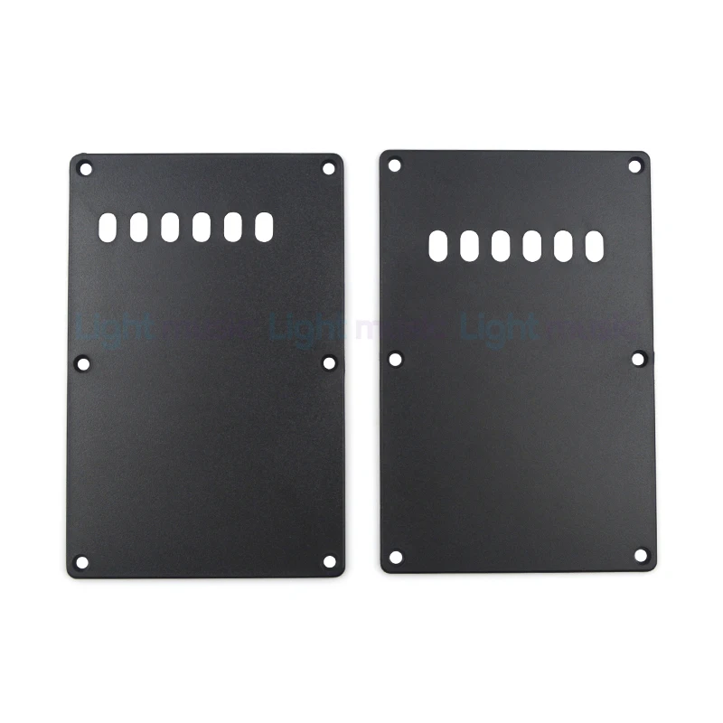ABS 6 Holes Guitar Tremolo Cavity Cover Back Plate Standard Guitar Replacement for ST Electric Guitar Part Accessories
