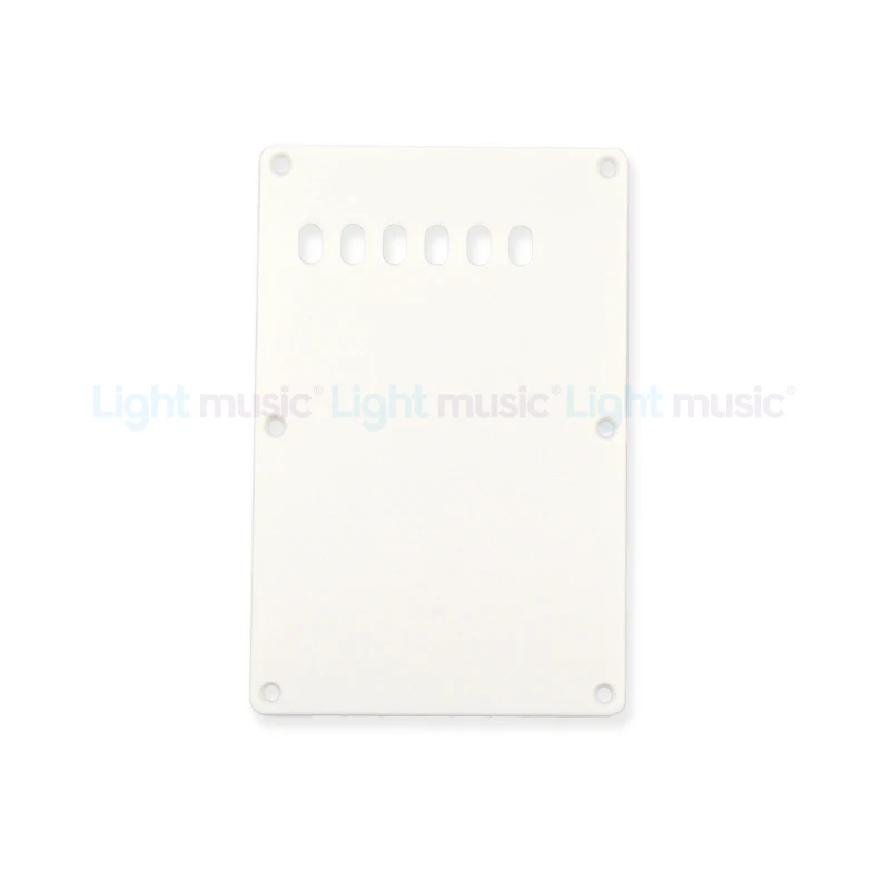 ABS 6 Holes Guitar Tremolo Cavity Cover Back Plate Standard Guitar Replacement for ST Electric Guitar Part Accessories