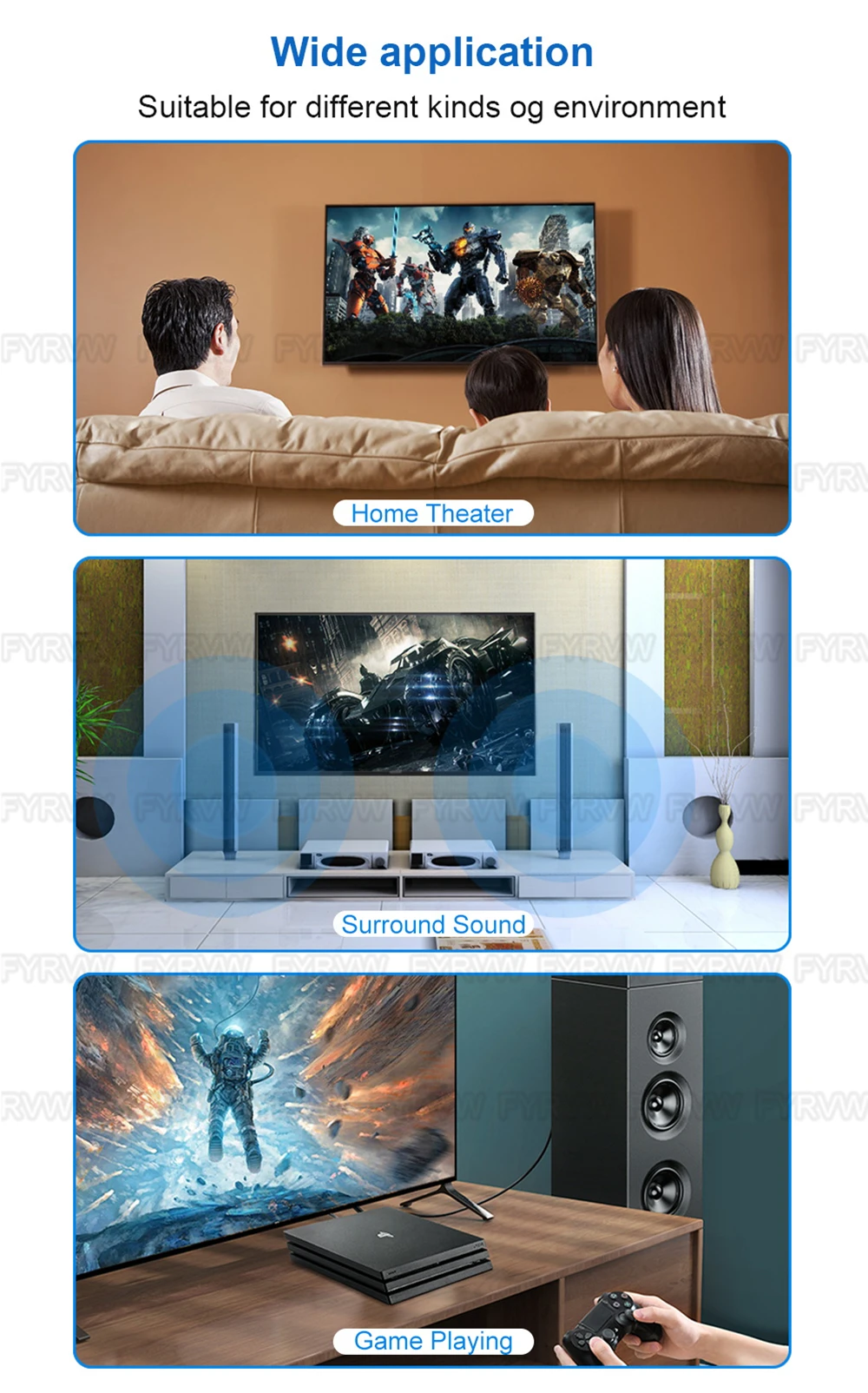Optical Cable SPDIF Digital Audio Optical Fiber Cord for SONY Home Theater Cable Spearker Sound Bar TV Xbox Player Toslink Cable