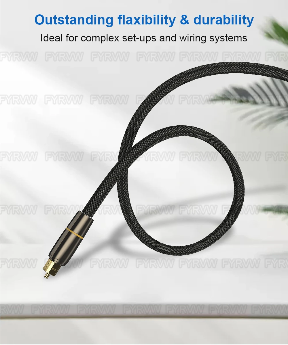 Optical Cable SPDIF Digital Audio Optical Fiber Cord for SONY Home Theater Cable Spearker Sound Bar TV Xbox Player Toslink Cable