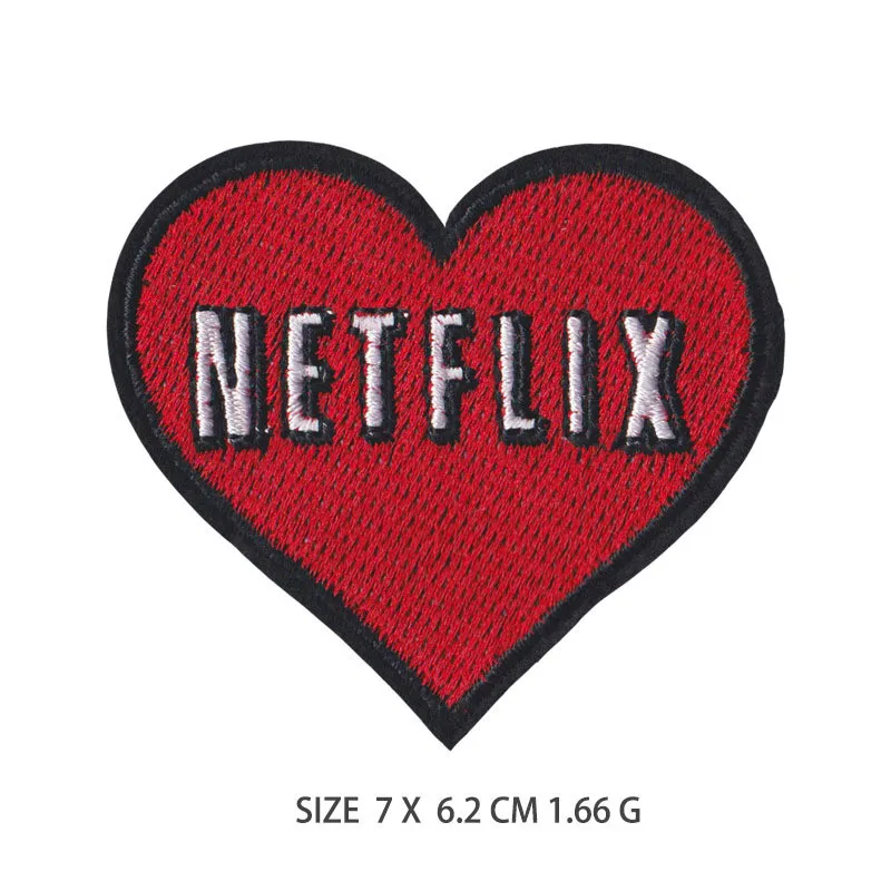 Retro Cute TV Tape Game Console Patches Embroidered Iron on Patches for Clothing DIY Motif Stripes Clothes Stickers Badges