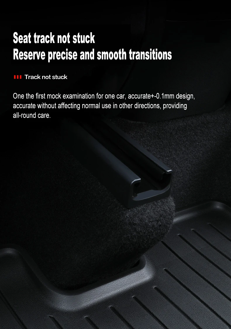 For Tesla New Model Y Juniper Premium/Performance 2025+ TPE Floor Mats Luggage Mat Wear-resistant Foot Pads ModelY Trunk Mats