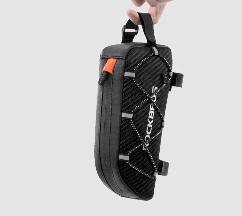 ROCKBROS Bike Bag Waterproof Reflective Front Top Frame Tube Bag Ultralight Bicycle Bag Cycling Bag Touring Riding Gear