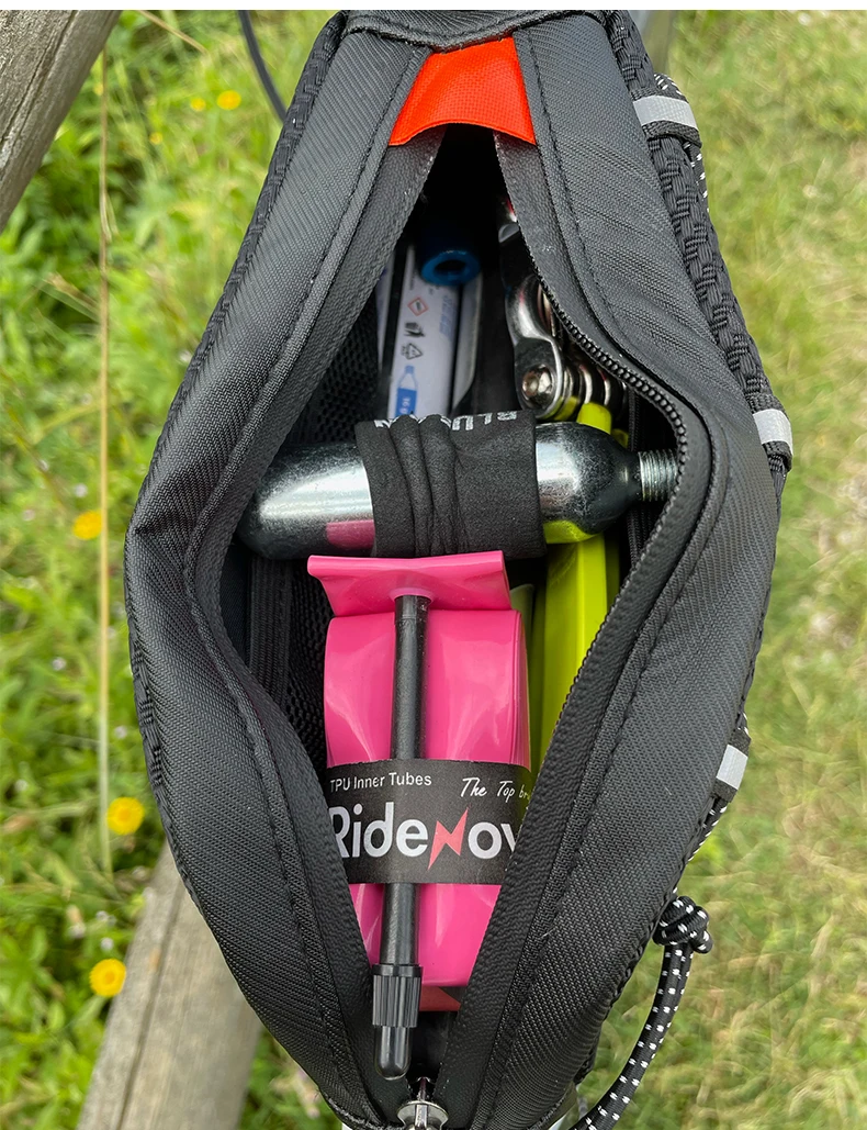 ROCKBROS Bike Bag Waterproof Reflective Front Top Frame Tube Bag Ultralight Bicycle Bag Cycling Bag Touring Riding Gear