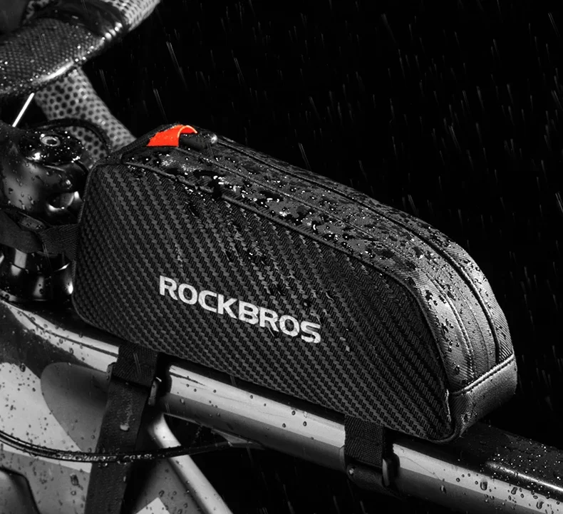ROCKBROS Bike Bag Waterproof Reflective Front Top Frame Tube Bag Ultralight Bicycle Bag Cycling Bag Touring Riding Gear
