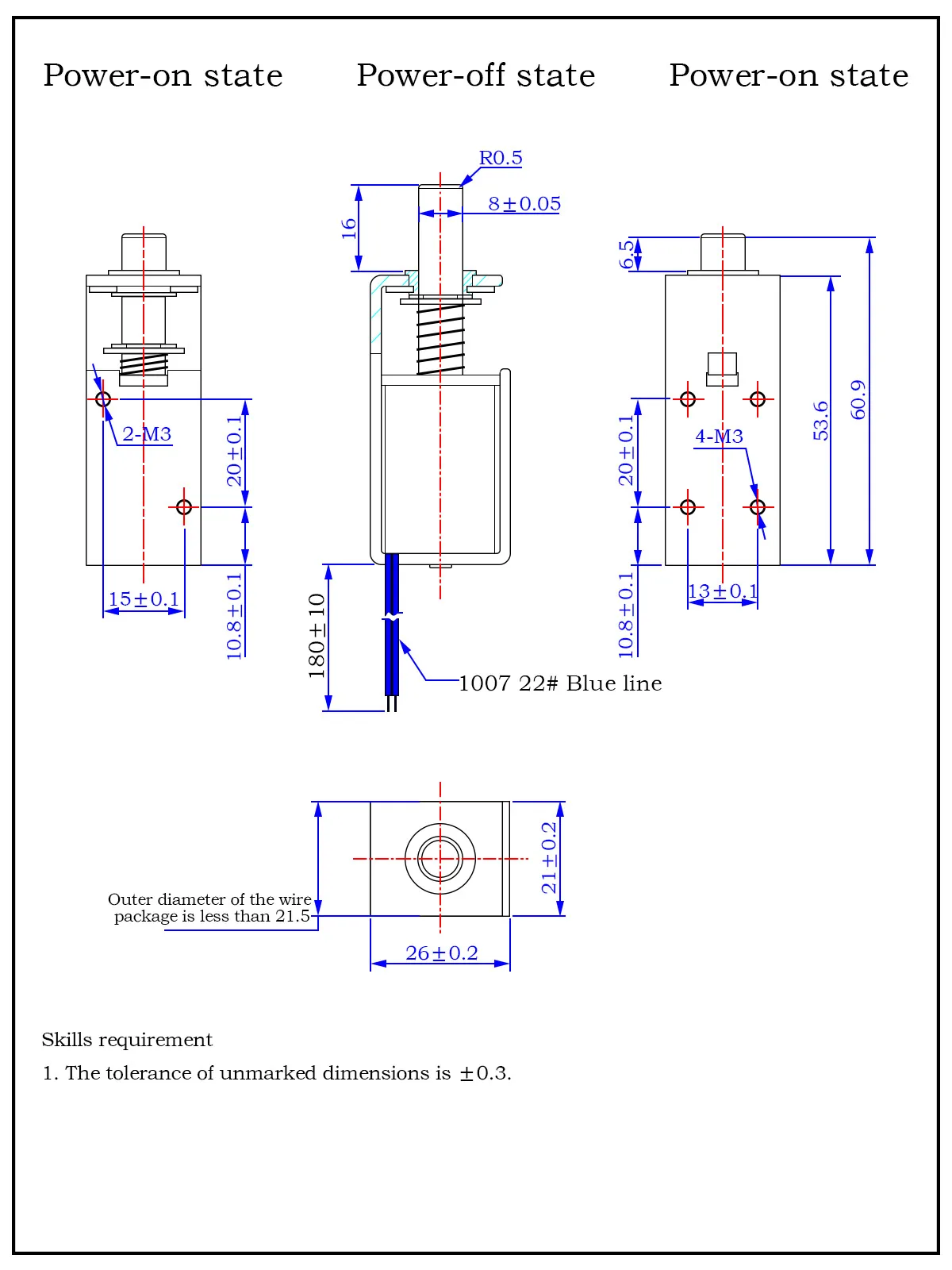 1Pc TAU-S0837DL DC 6V 12V 24V Electric Locks Electromagnet Stroke 10mm Magnetic Lock for the Cabinet Door Lock