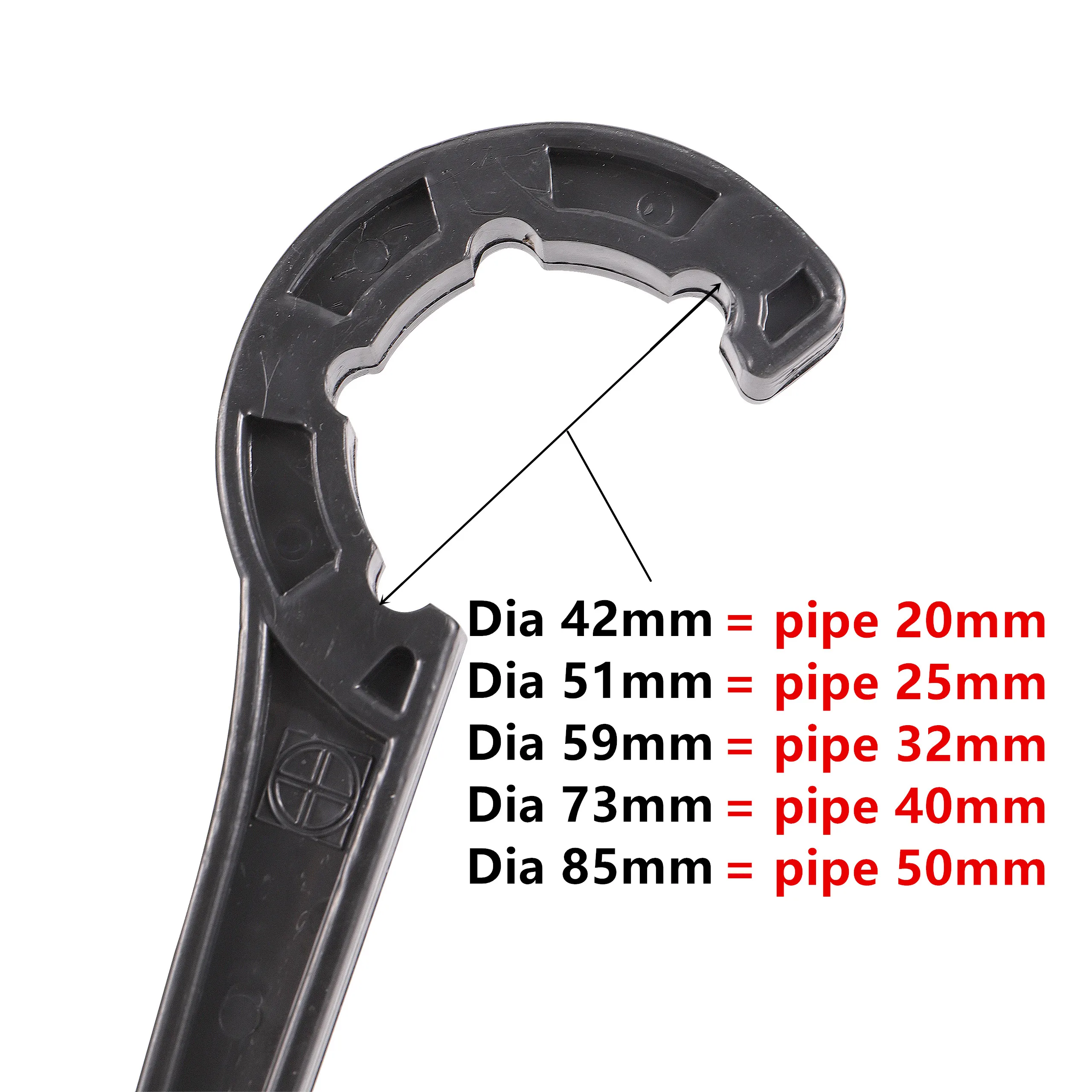 PE Water Pipe Connector Pipe Fittings 20/25/32/40/50mm Water Tube Direct Pipe Quick Valve Connector Pipe Connector 1 Pc