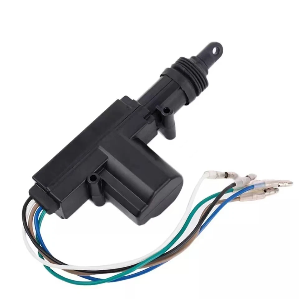 Universal Car Central Door Lock Actuator Auto locking Motor Gun Type 2 wire Car Door Lock Actuator 2P Wire gun 5 wire lock