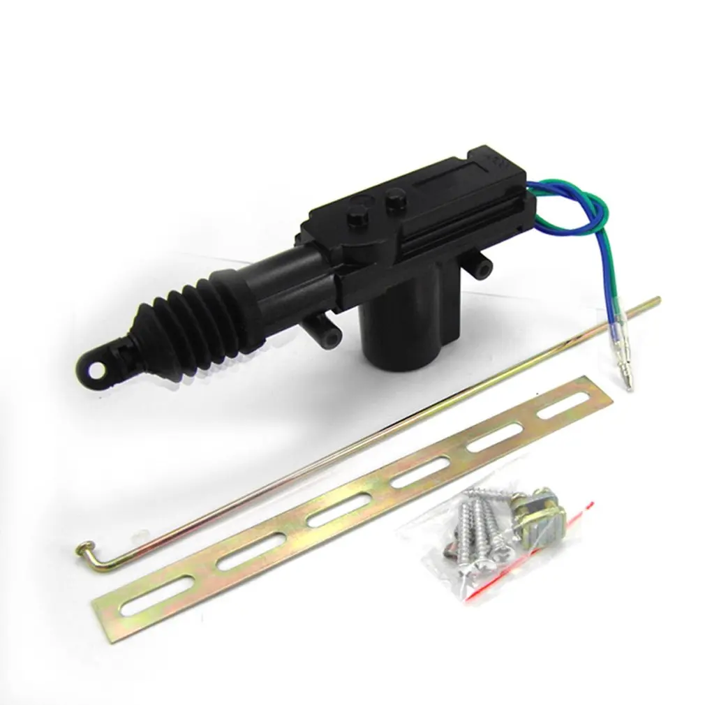 Universal Car Central Door Lock Actuator Auto locking Motor Gun Type 2 wire Car Door Lock Actuator 2P Wire gun 5 wire lock