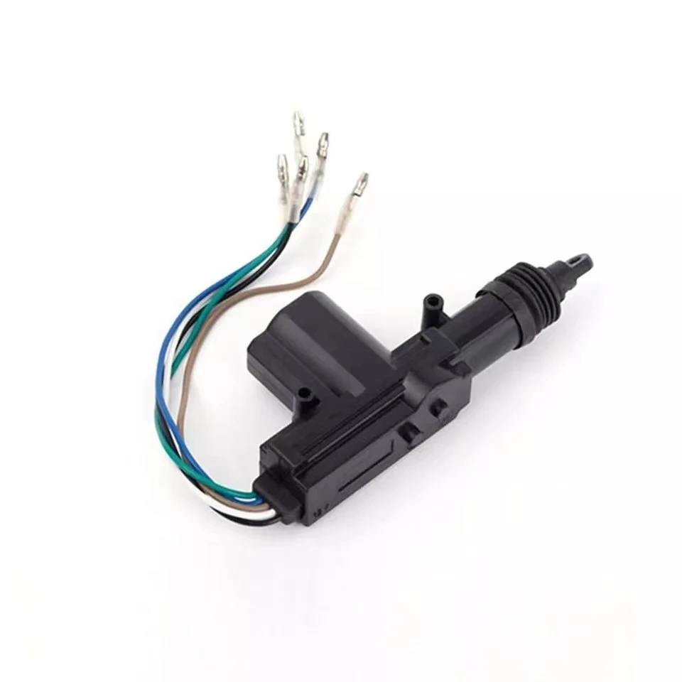 Universal Car Central Door Lock Actuator Auto locking Motor Gun Type 2 wire Car Door Lock Actuator 2P Wire gun 5 wire lock