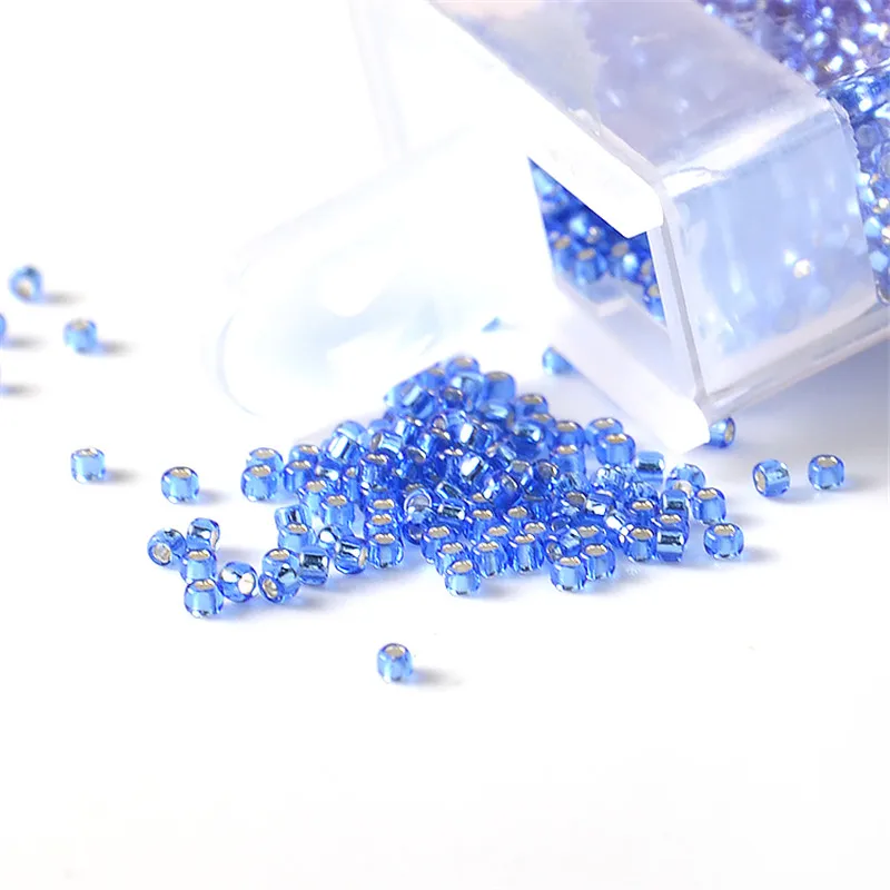 1.5mm Japan TOHO Round Beads 15/0 Metallic Color 10g 2500pcs Gold-plate Glass Seed Bead For Needlework Handemade Jewelry Making
