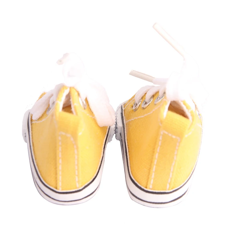 5cm Canvas Shoes For EXO Nancy Doll Hand Made 12 Colors Dot Mini Canvas Shoes Sneakers For DIY Cotton Russia Doll Girl Best Gift