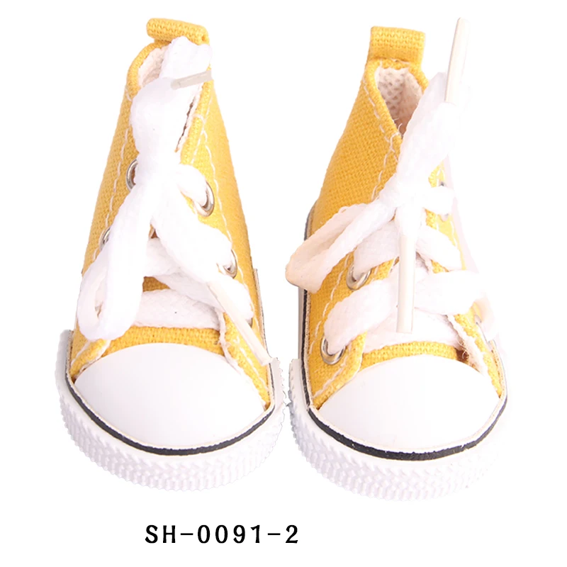 5cm Canvas Shoes For EXO Nancy Doll Hand Made 12 Colors Dot Mini Canvas Shoes Sneakers For DIY Cotton Russia Doll Girl Best Gift