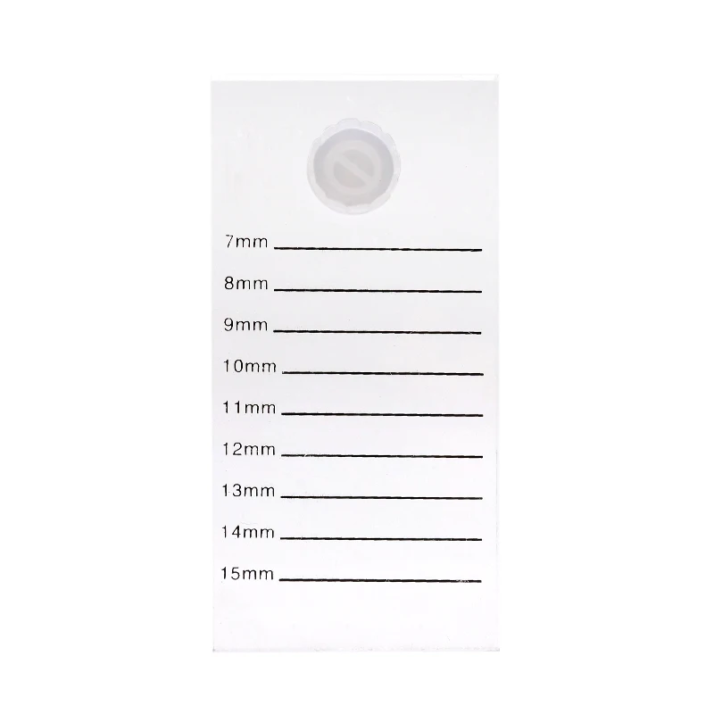 1pcs Acrylic Double-sided Scale Eyelash Board Grafting Eyelash Scale Plate Showcase Eyelashes Tool Containing One Blossom Cup