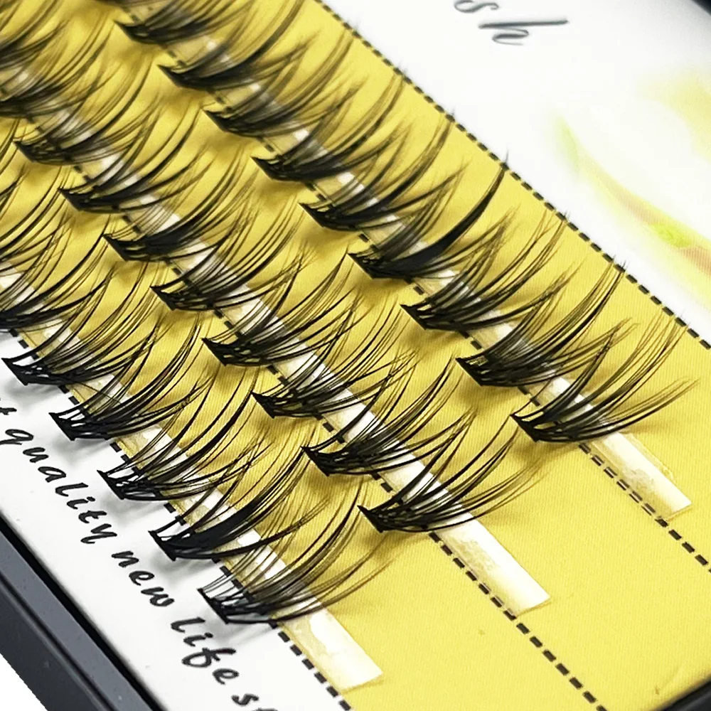 20/30D Natural False Eyelashes 1 Box/60 Cluster Eyelash Extension 3D Russia Individual Eyelashes Bunches Makeup Lashes Wholesale