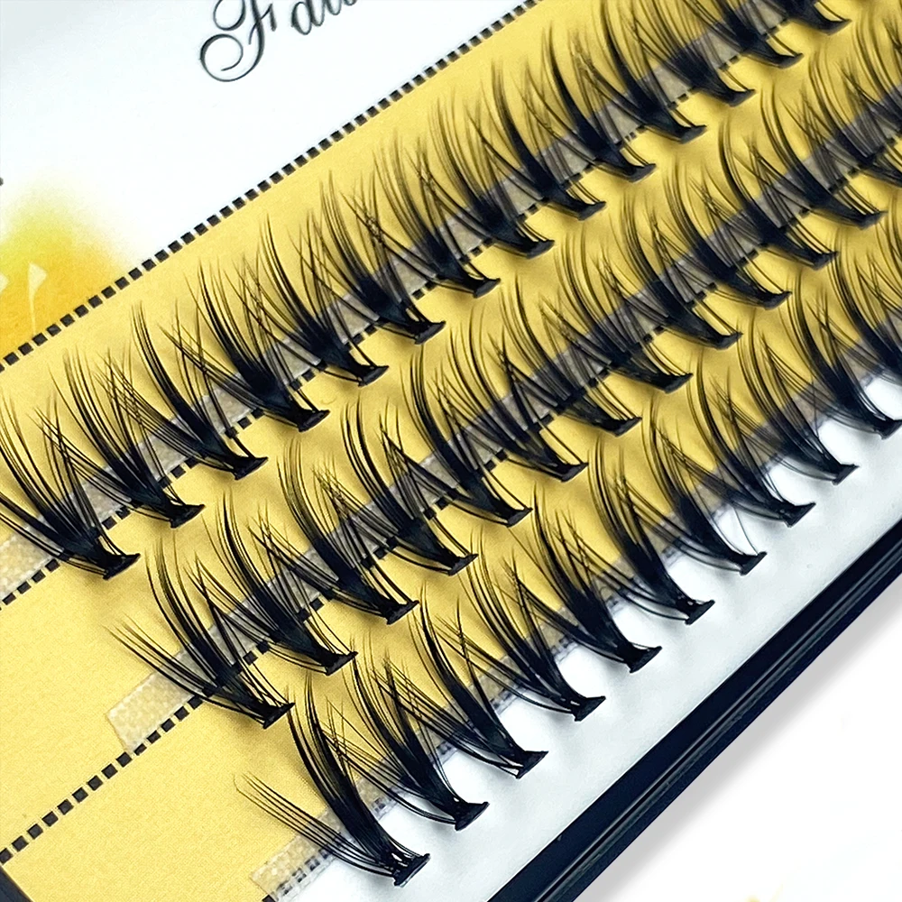 20/30D Natural False Eyelashes 1 Box/60 Cluster Eyelash Extension 3D Russia Individual Eyelashes Bunches Makeup Lashes Wholesale