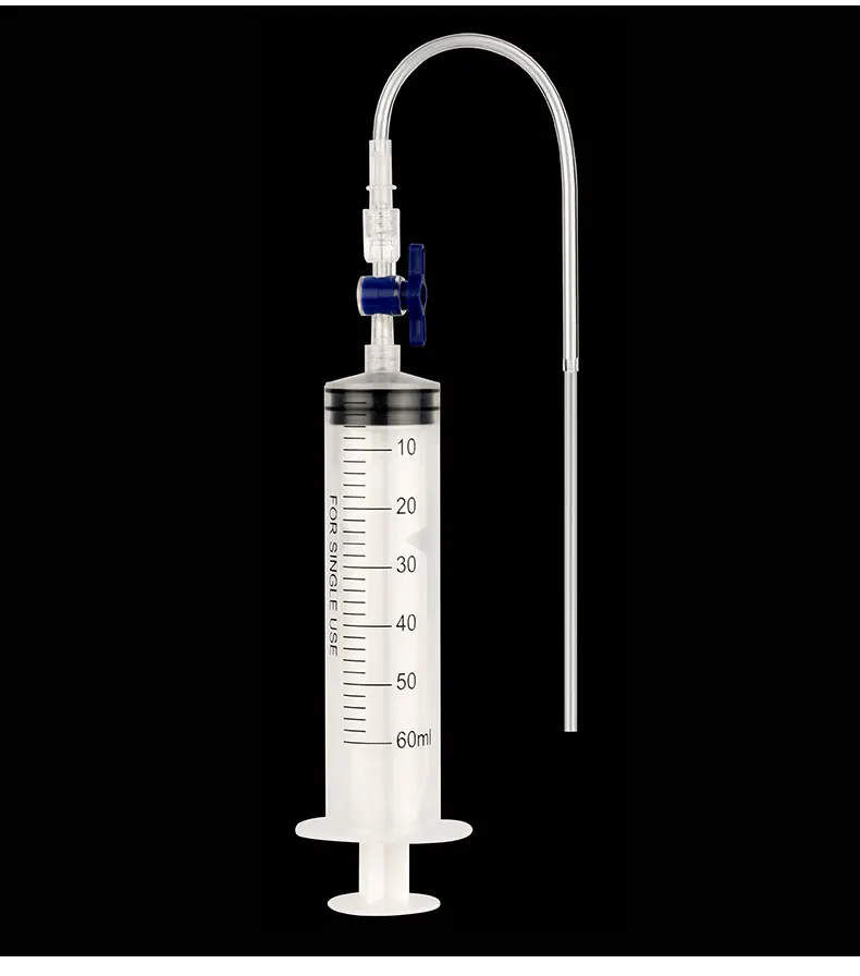 60ml Bicycle Tubeless Tire Sealant Injector MTB Road Bike Fluid Injection Tool Schrader/Presta Valve Tool Optional