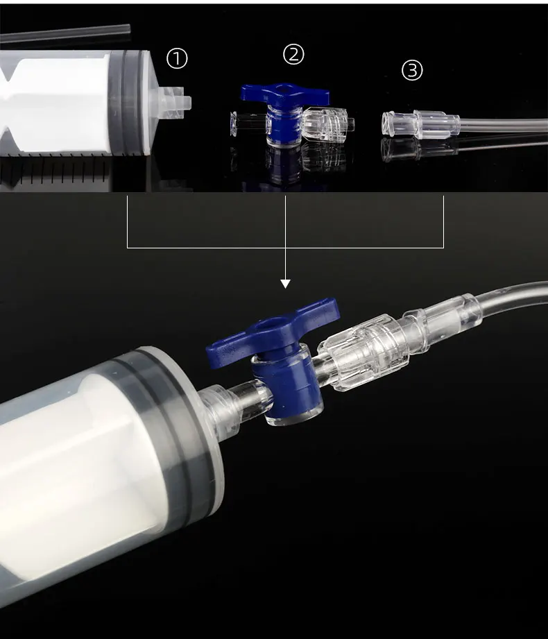 60ml Bicycle Tubeless Tire Sealant Injector MTB Road Bike Fluid Injection Tool Schrader/Presta Valve Tool Optional