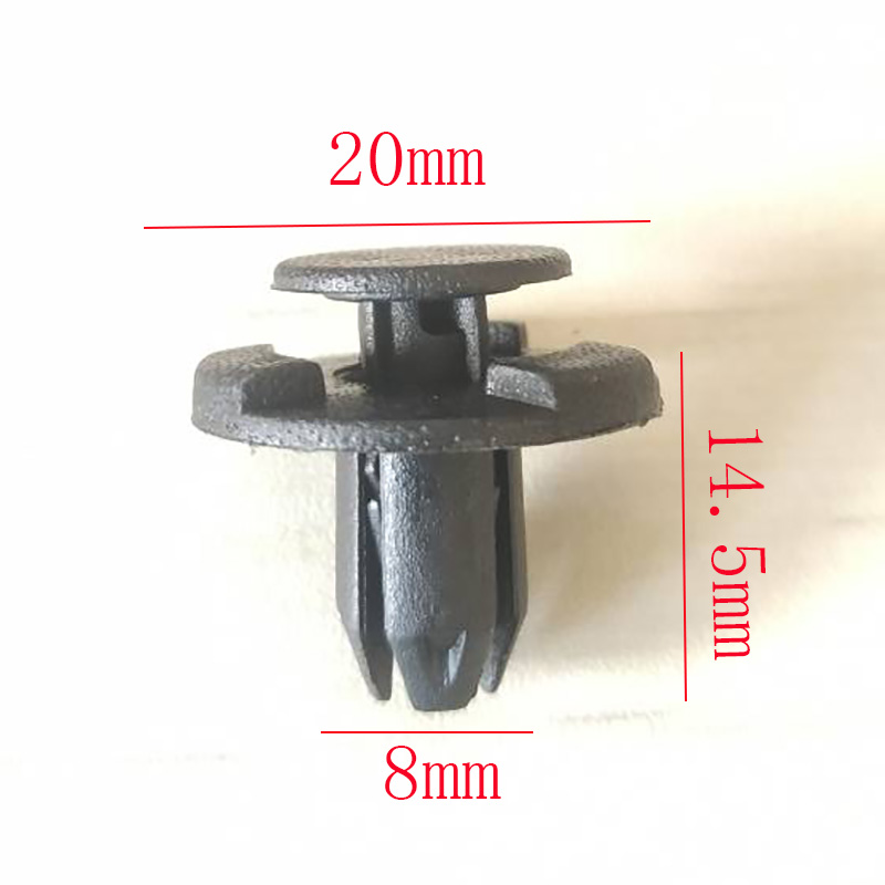 50Pcs 8mm Hole Boot & Trunk Trim Clips Auto Fastener For Nissan Qashqai Juke Pathfinder etc